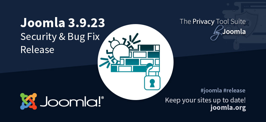 Joomla 3.9.23 security release