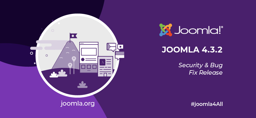 Blogpost Banner Joomla 4.3.2 release