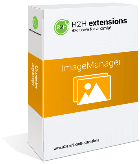 R2H extensions joomla image manager box