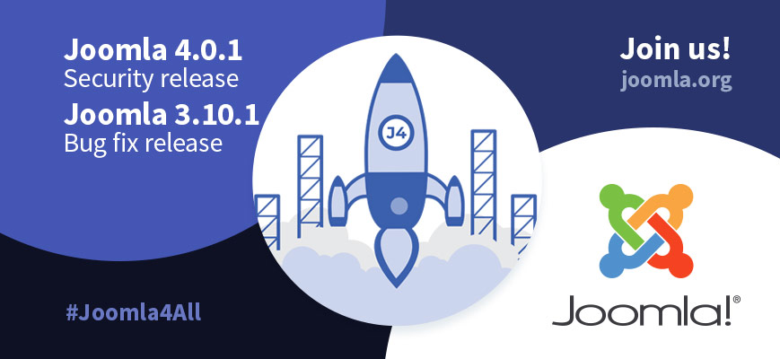 Joomla 4.0.1 - 3.10.1 released